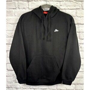 CLSC Streetwear NEW Solid Black Hoodie Front Pocket Fleece lined Sweatshirt‎ MED